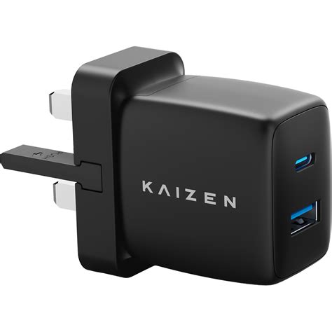 25W Fast Wall Charger Fast Charging Black Kaizen