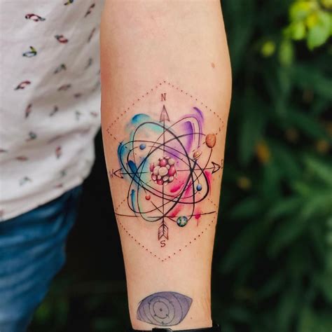 26 Atomic Tattoos For Science Lovers In 2021 Page 4 Of 5 Small