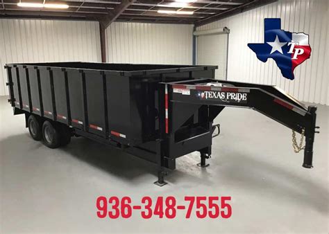 26K Lb Gvwr 8 20 Fully Loaded Gooseneck Dump Trailer On Sale For Sale