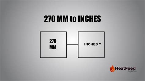 5 Ways 270mm To Inches