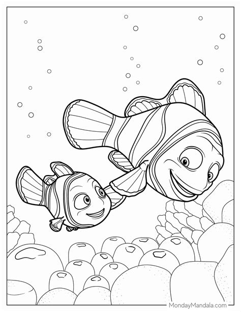 28 Finding Nemo Coloring Pages Free Pdf Printables