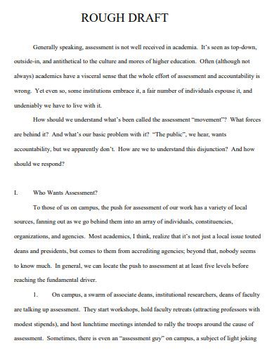 29 Rough Draft Examples In Google Docs Word Apple Pages Pdf Examples