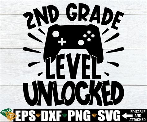 2Nd Grade Level Unlocked Second Grade Level Unlocked School Unlocked
