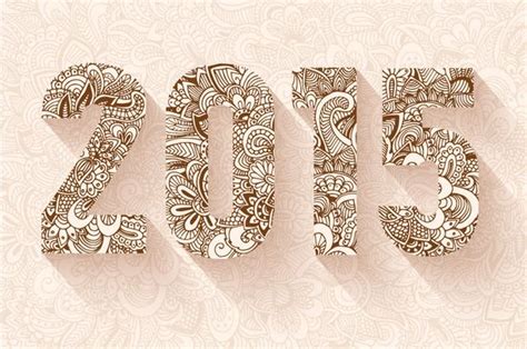 3 Hand Drawn 2015 Background Illustrations On Creative Market