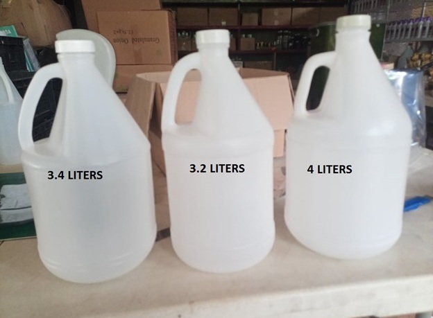 3 Liters To Gallon