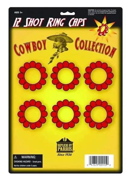 3 Pk 12 Shot Ring Caps For Gonher Cap Guns Vintage Ordnance Company Llc