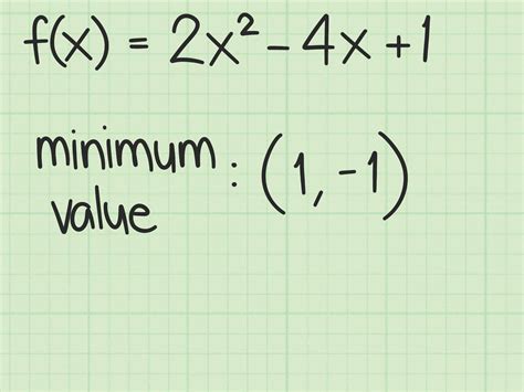 3 Ways To Find The Maximum Or Minimum Value Of A Quadratic Function Easily 3 Ways To Find The Maximum Or Minimum Value Of A Quadratic Function Easily
