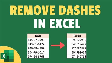 3 Ways To Remove Dashes In Excel Excelgraduate