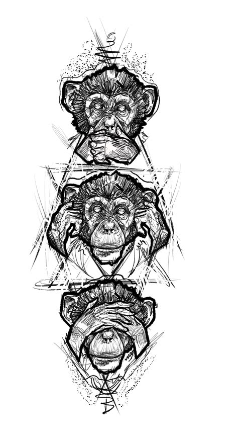 3 Wise Monkeys Tattoo Printable Calendars At A Glance