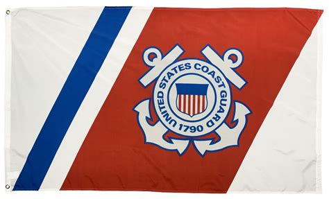 3 X 5 Nyl Glo Us Coast Guard Flag Cape Pole And Flag