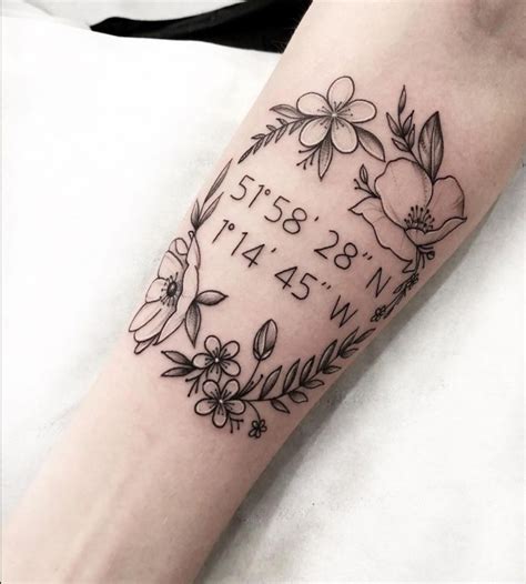 30 Coordinate Tattoo Ideas The Xo Factor