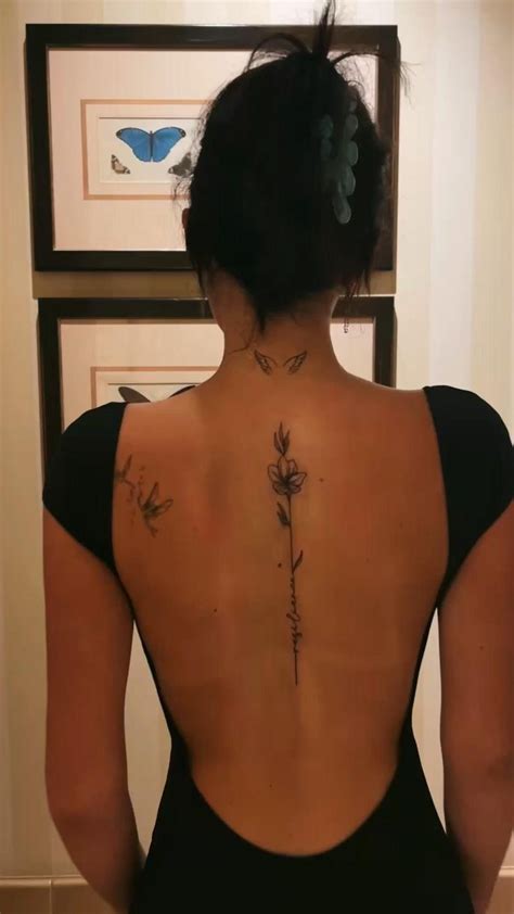 30 Gorgeous Spine Tattoos For Women Fashionterest Tattoos Petite