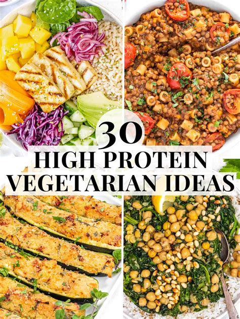 30 High Protein Vegetarian Meals The Plant Based School