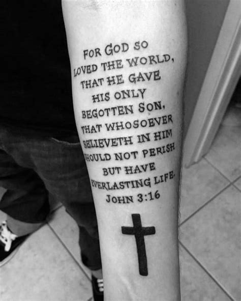 30 John 3 16 Tattoo Designs For Men 30 John 3 16 Tattoo Designs For Men