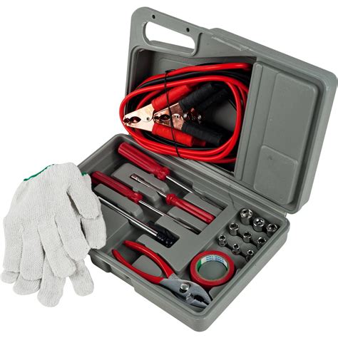 30 Piece Roadside Emergency Tool And Auto Kit