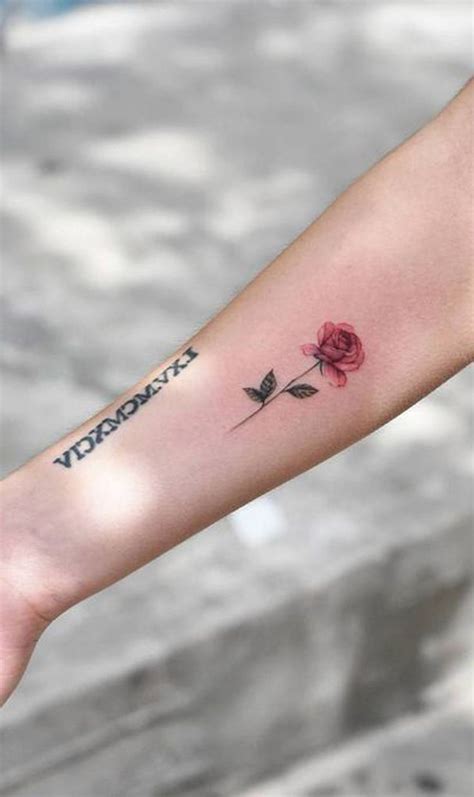30 Simple And Small Flower Tattoos Ideas For Women Rose Forearm 30 Simple And Small Flower Tattoos Ideas For Women Rose Forearm
