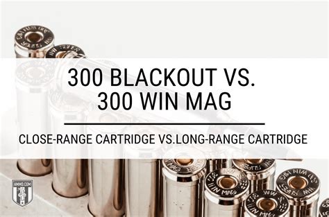 300 Blackout Vs 300 Win Mag Close Range Vs Long Range 300 Blackout Vs 300 Win Mag Close Range Vs Long Range