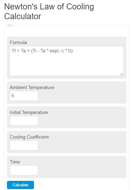 33 Newton Law Of Cooling Calculator Charlaytyla