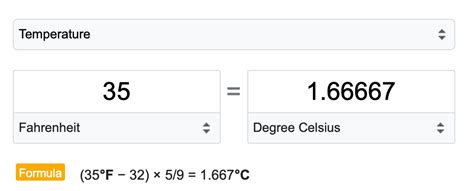 35 Fahrenheit To Celsius Data Science