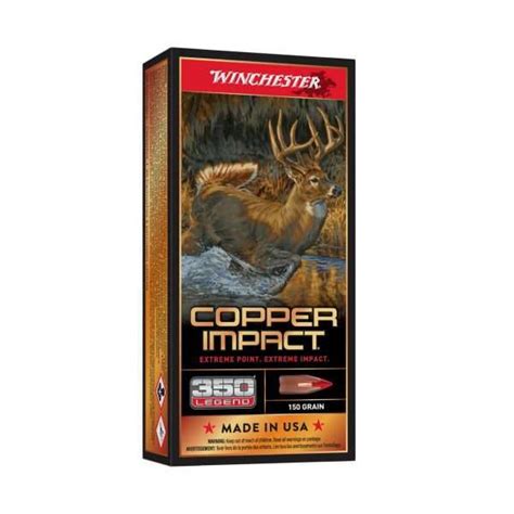 350 Legend Copper Impact Cartridges 20 Rounds By Winchester At Fleet Farm