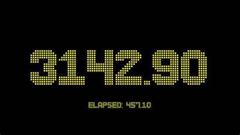 3600 Seconds Countdown Timer With 2 Fractional Digits Accuracy Youtube