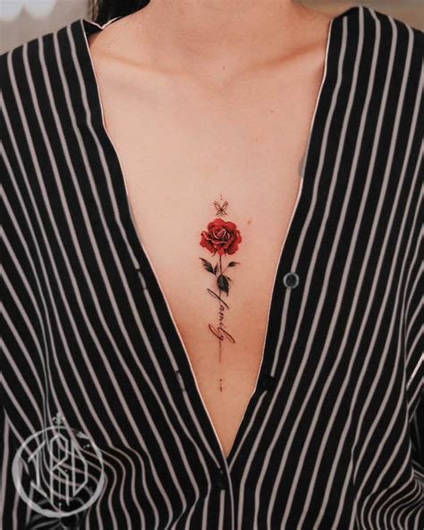 38 Gorgeous Tattoos Between Boobs Our Mindful Life