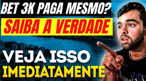 3K Bet Paga Mesmo A Verdade Sobre Confian A Login E Cadastro Na 3K