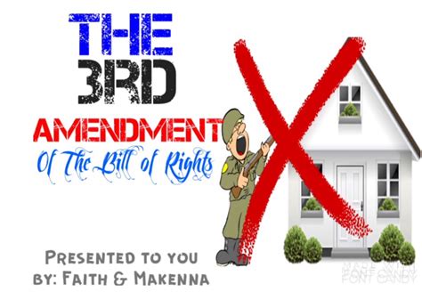 3Rd Amendment The Bill Of Rights 3Rd Amendment The Bill Of Rights