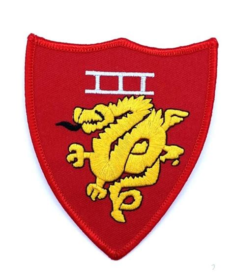 3Rd Marine Amphibious Force Patch Plastic Backing Sew On 4