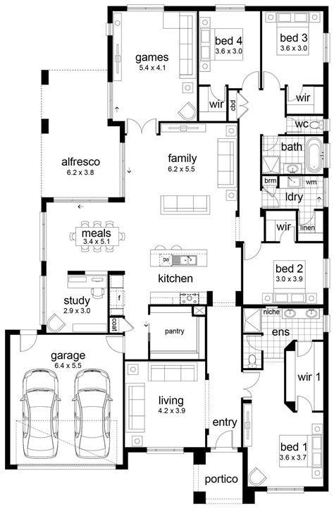 Perfect 4 Bedroom House Layout Designs for Maximum Comfort and Style