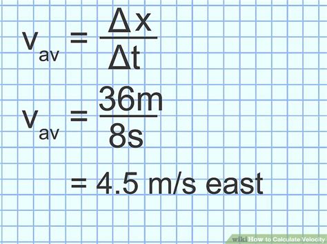 4 Easy Ways To Find Velocity With Pictures Wikihow