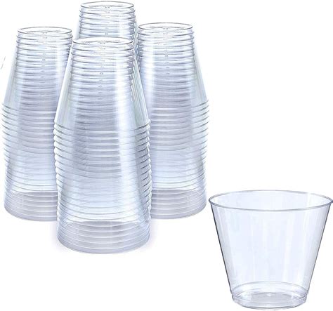 4 Ounce Clear Plastic Cups