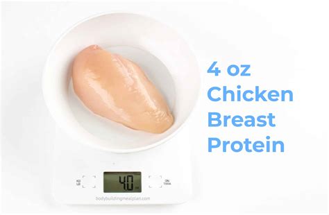 4 Oz Cooked Chicken Breast
