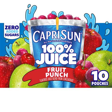 4 Pack Capri Sun Lemonade Juice Box Pouches 10 Ct Box 6 Fl Oz Pouches Liquids
