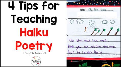 4 Tips For Teaching Haiku Poetry The Butterfly Teacher