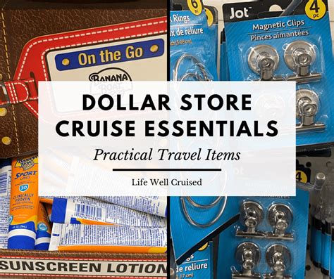 40 Must Have Dollar Store Cruise Items Hacks Life Well Cruised