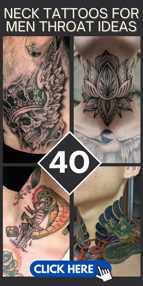 40 Neck Tattoos For Men Throat Ideas Neck Tattoo For Guys Throat