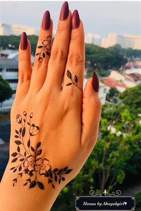 40 Simple And Easy Henna Designs For Beginners Artofit