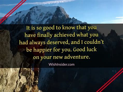 45 Good Luck On Your New Adventure Quotes Wish Insider