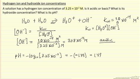 49 How To Calculate The Hydroxide Ion Concentration Conorcierhan