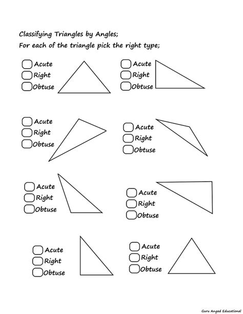 4Th Grade Triangles And Angles Worksheets Traingleworksheets Com 4Th Grade Triangles And Angles Worksheets Traingleworksheets Com