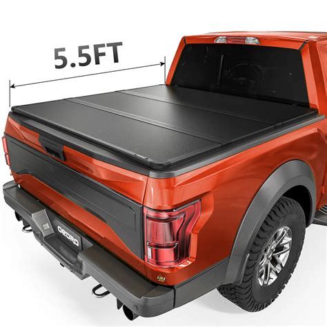 5 5Ft Hard Tonneau Cover For 2015 2024 Ford F 150 Truck Bed W Lamp Tri Fold Ebay