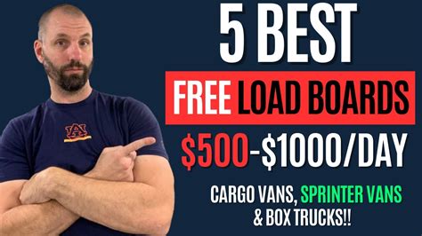 5 Best Free Load Boards Cargo Vans Sprinter Vans Box Trucks