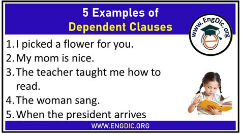 5 Examples Of Dependent Clauses Engdic