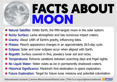 5 Fun Facts About The Moon Explore Awesome Activities Fun Facts