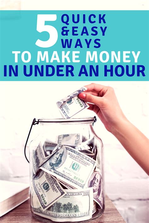 5 Quick Money Making Ideas That Take Less Than 1 Hour Make Quick 5 Quick Money Making Ideas That Take Less Than 1 Hour Make Quick