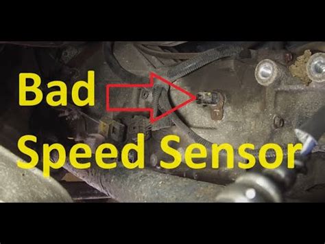 5 Symptoms Of A Bad Speed Sensor Faulty Or Failing Transmission Speed Sensor Causes Fixes Youtube