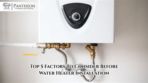 5 Things To Consider Before A Water Heater Installation Richardson