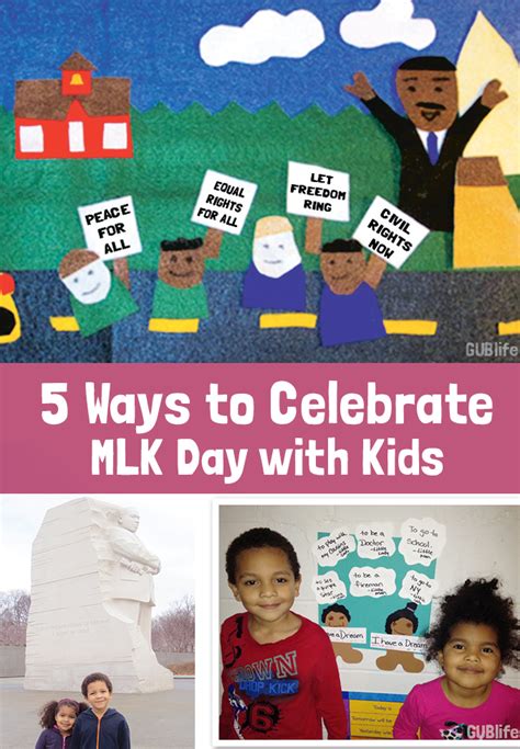 5 Ways To Celebrate Martin Luther King Jr Day With Kids