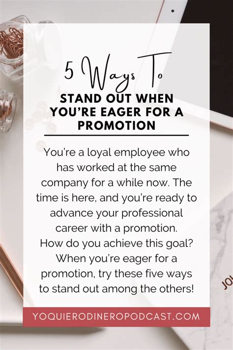5 Ways To Stand Out When You Re Eager For A Promotion